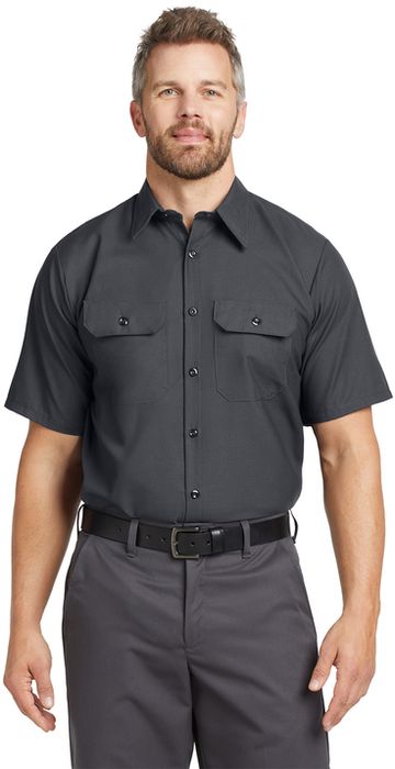 Red Kap® Short Sleeve Solid Ripstop Shirt